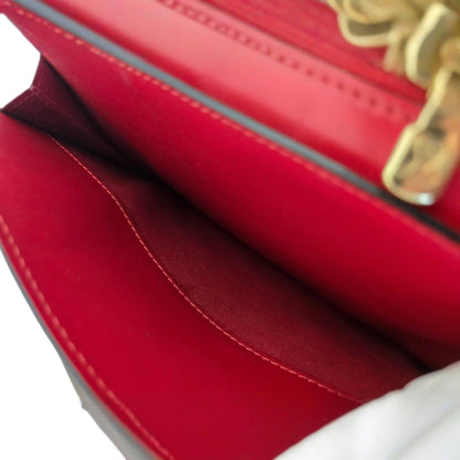 Louis Vuitton Red Epi Leather Pont-Neuf PM Bag