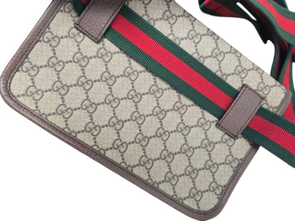 Gucci GG Supreme Monogram Neo Vintage Web Belt Bag