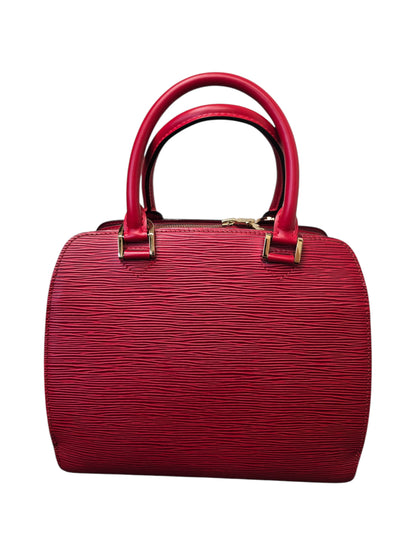 Louis Vuitton Red Epi Leather Pont-Neuf PM Bag