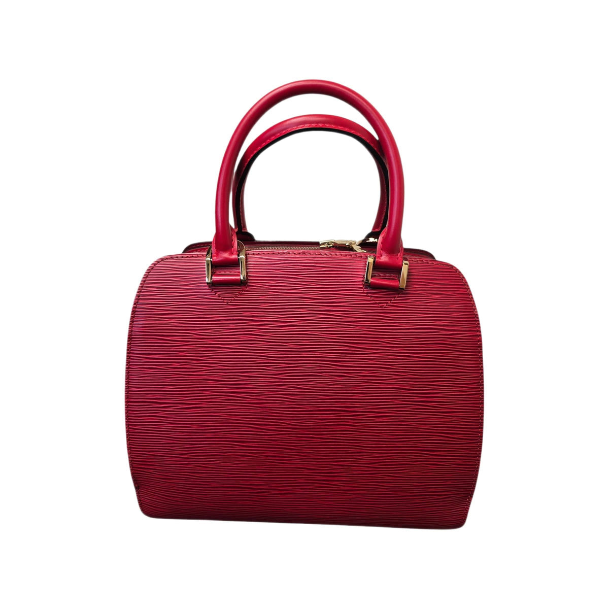 Louis Vuitton Red Epi Leather Pont-Neuf PM Bag