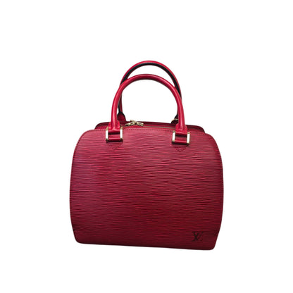Louis Vuitton Red Epi Leather Pont-Neuf PM Bag