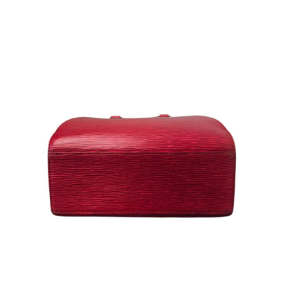 Louis Vuitton Red Epi Leather Pont-Neuf PM Bag