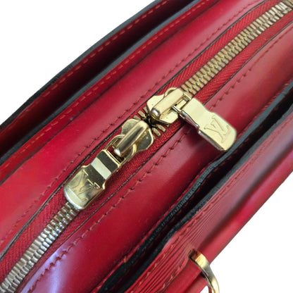 Louis Vuitton Pochette Cles Red Leather Wallet