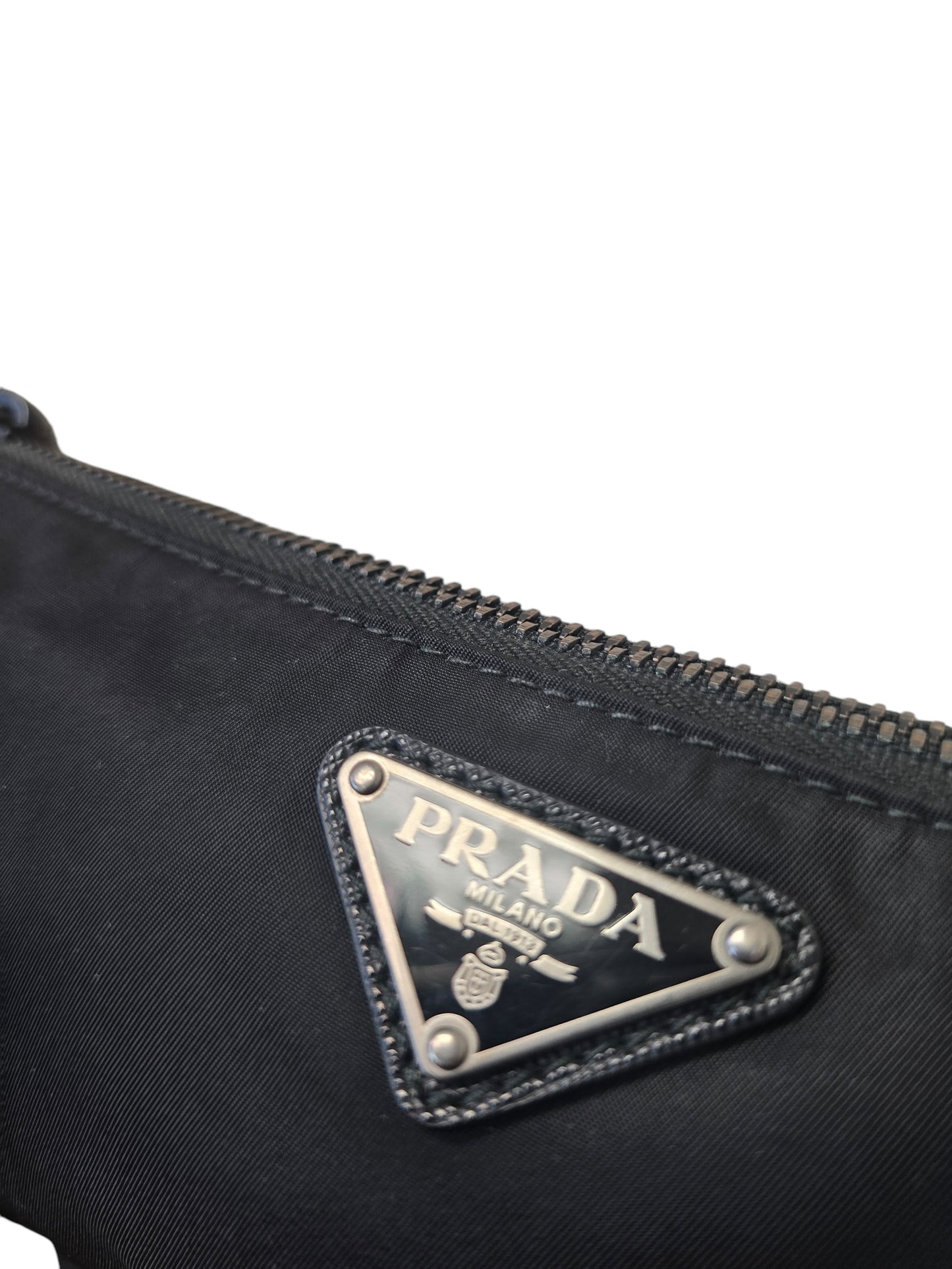 Prada Pouch Small Black Re-nylon