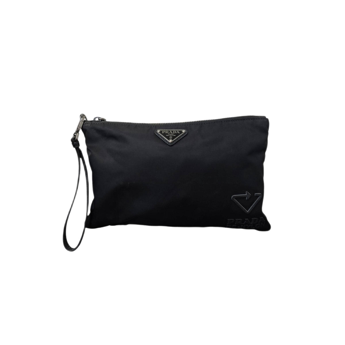 Prada Pouch Small Black Re-nylon