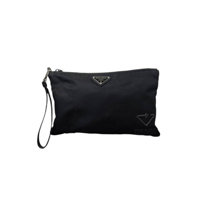 Prada Pouch Small Black Re-nylon