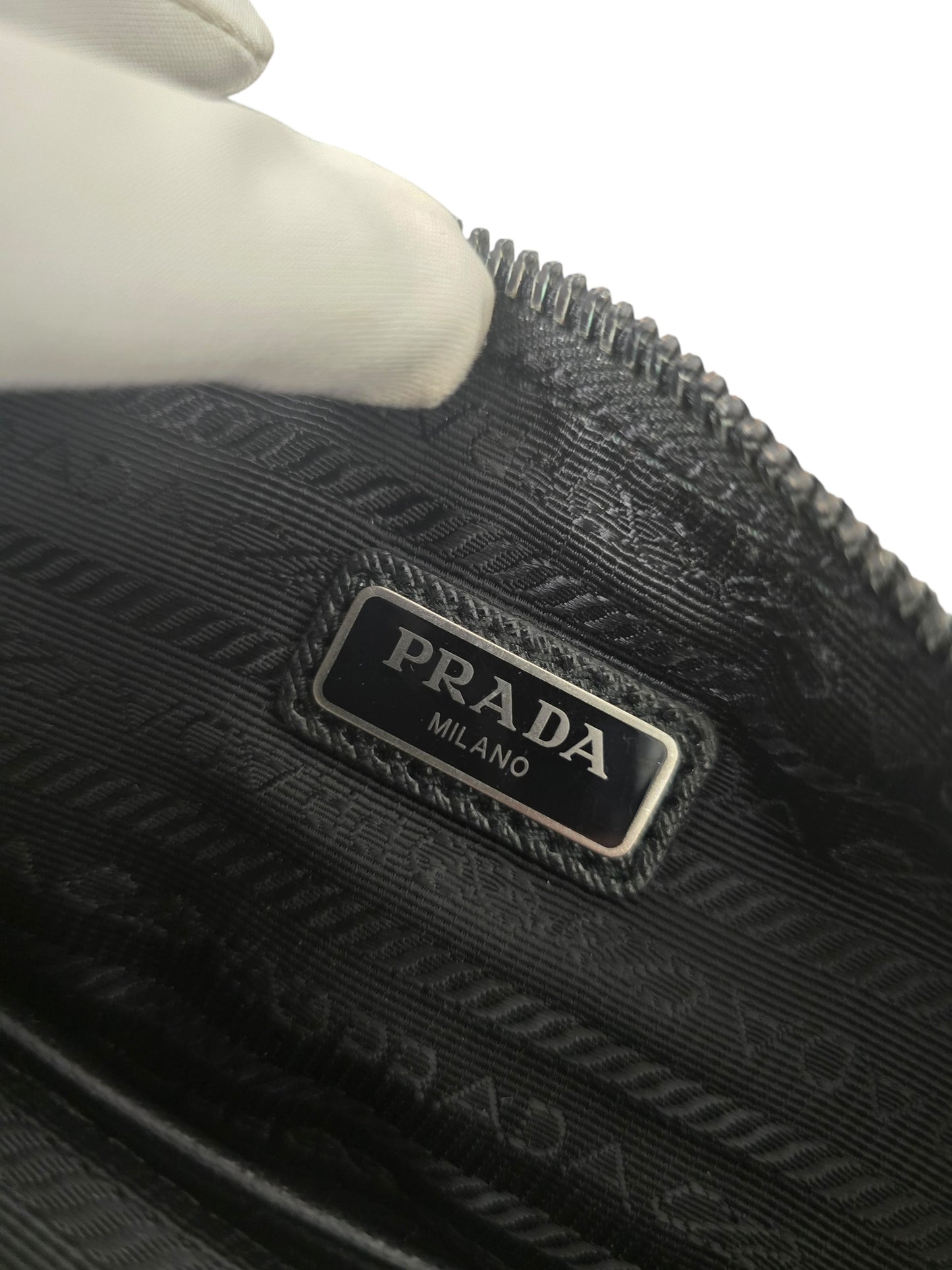 Prada Pouch Small Black Re-nylon