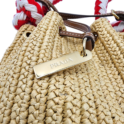 Prada Mini Crochet Bucket Bag