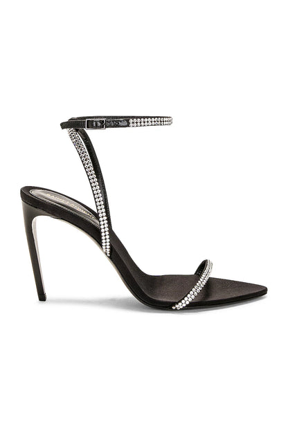 SAINT LAURENT Georgia Sandals In Black