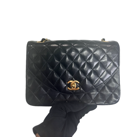 CHANEL Half Moon Chain Shoulder Bag