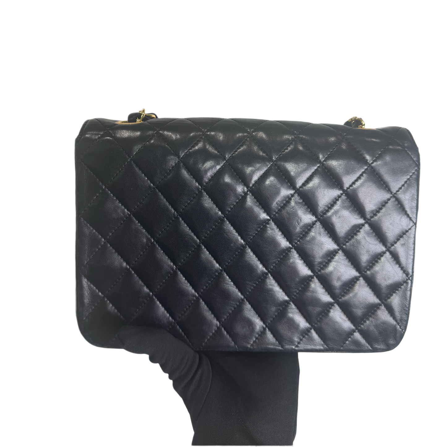 CHANEL Half Moon Chain Shoulder Bag