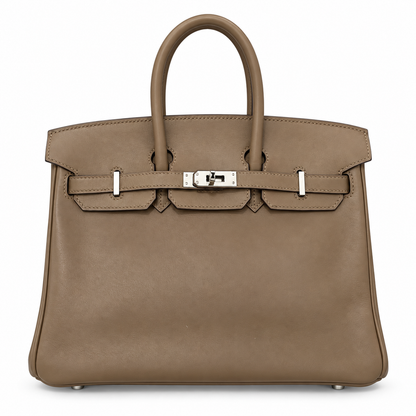 Hermès Birkin 25 Etoupe Swift  Leather