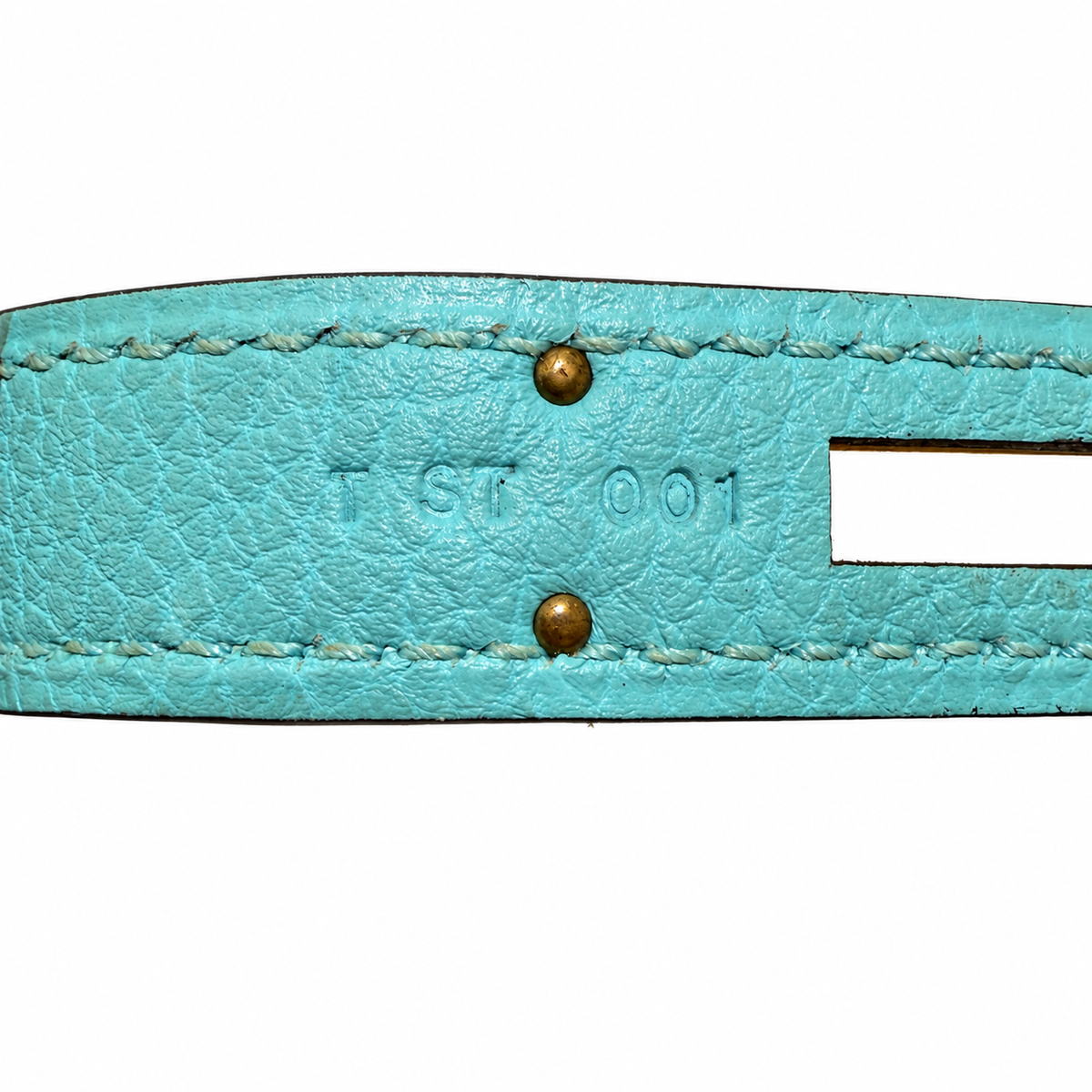 Hermès Kelly 32 Bleu Atoll Togo Leather GHW