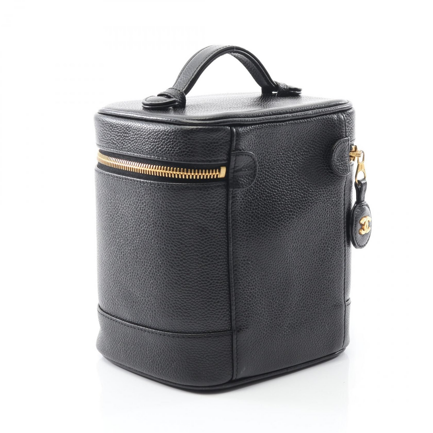 Chanel Timeless CC Tall Vanity in Black Caviar Leather