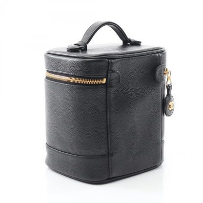 Chanel Timeless CC Tall Vanity in Black Caviar Leather