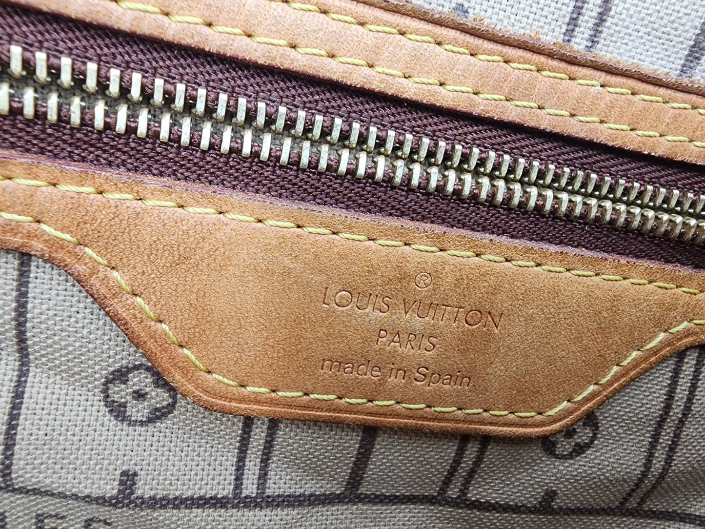 Louis Vuitton Neverfull MM Tote Bag Articles De Voyage 101, Champs Elysees Paris In Brown Monogram