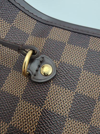 Louis Vuitton Neverfull GM Tote Bag Article De Voyage 101, Champs Elysees Paris In Damier Ebene Cerise Red With Pochette