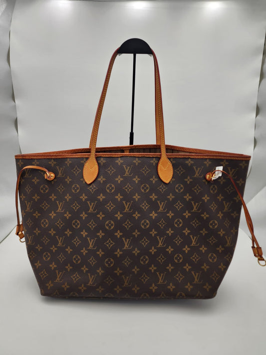 Louis Vuitton Neverfull GM Tote Bag Article De Voyage 101, Champs Elysees Paris In Brown Monogram