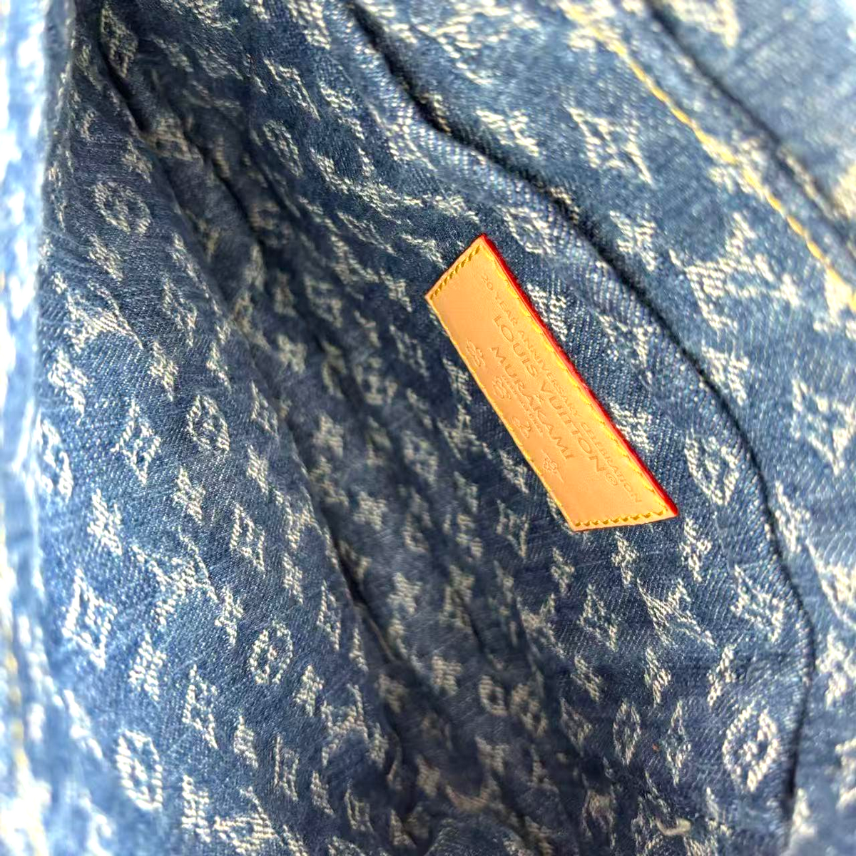 Louis Vuitton x Takashi Murakami Monogram Cherry Denim Sunset Shoulder Bag GHW