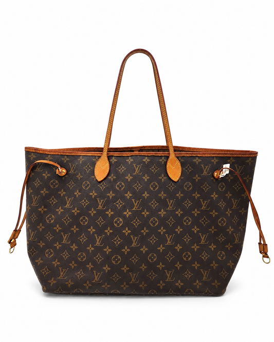 Louis Vuitton Neverfull GM Tote Bag Article De Voyage 101, Champs Elysees Paris In Brown Monogram