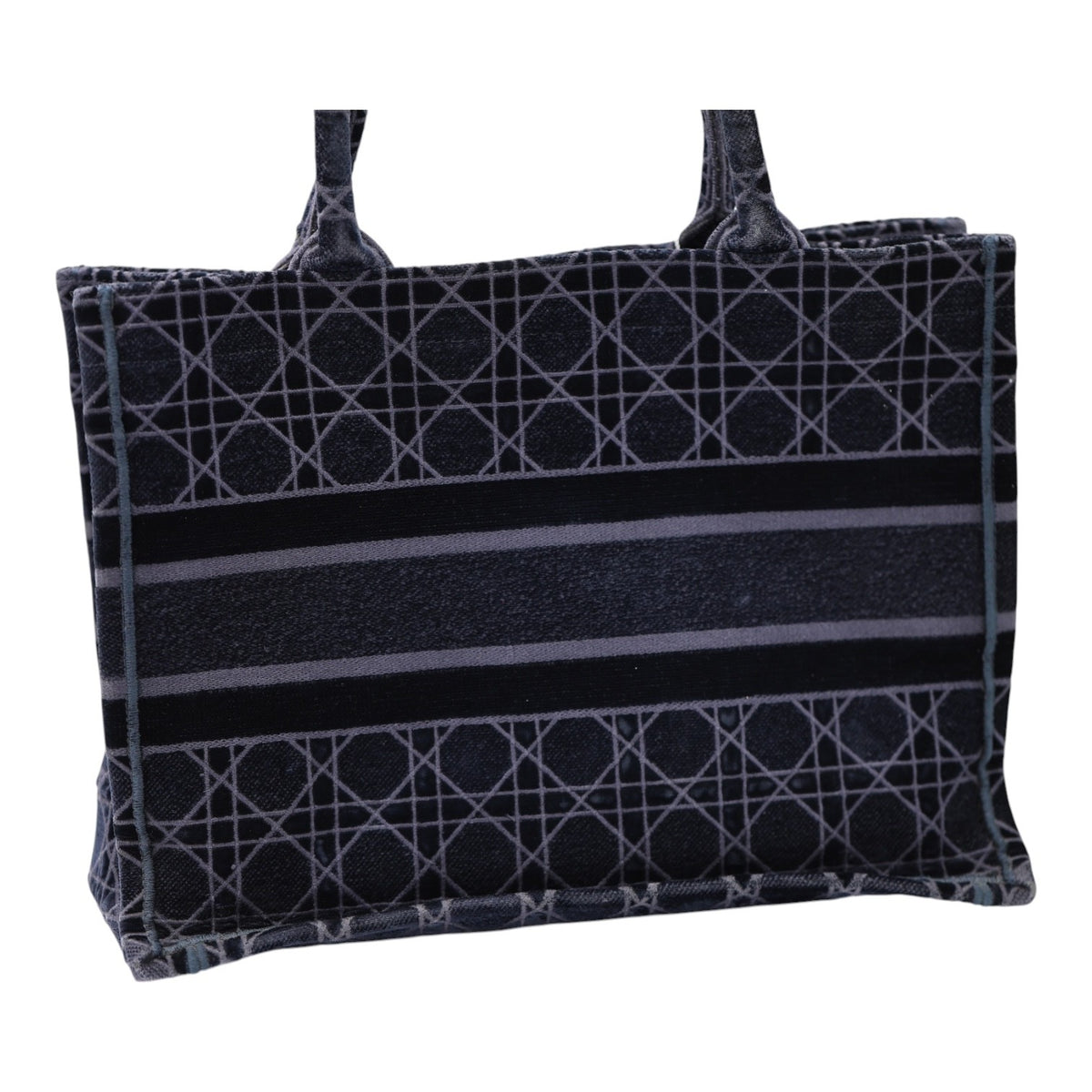 Dior Oblique Canvas Book Tote Navy