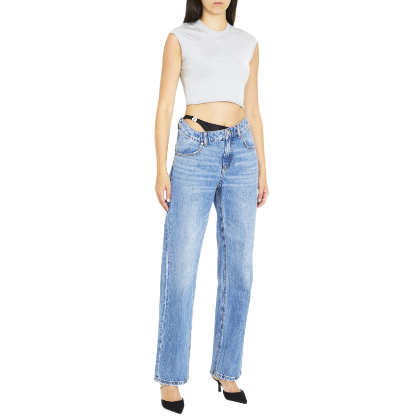 Alexander Wang Lurex Crop Top