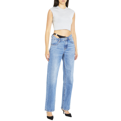 Alexander Wang Lurex Crop Top