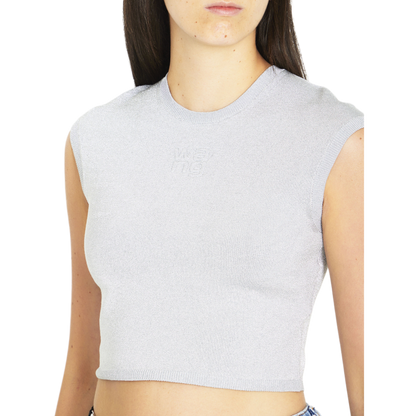 Alexander Wang Lurex Crop Top