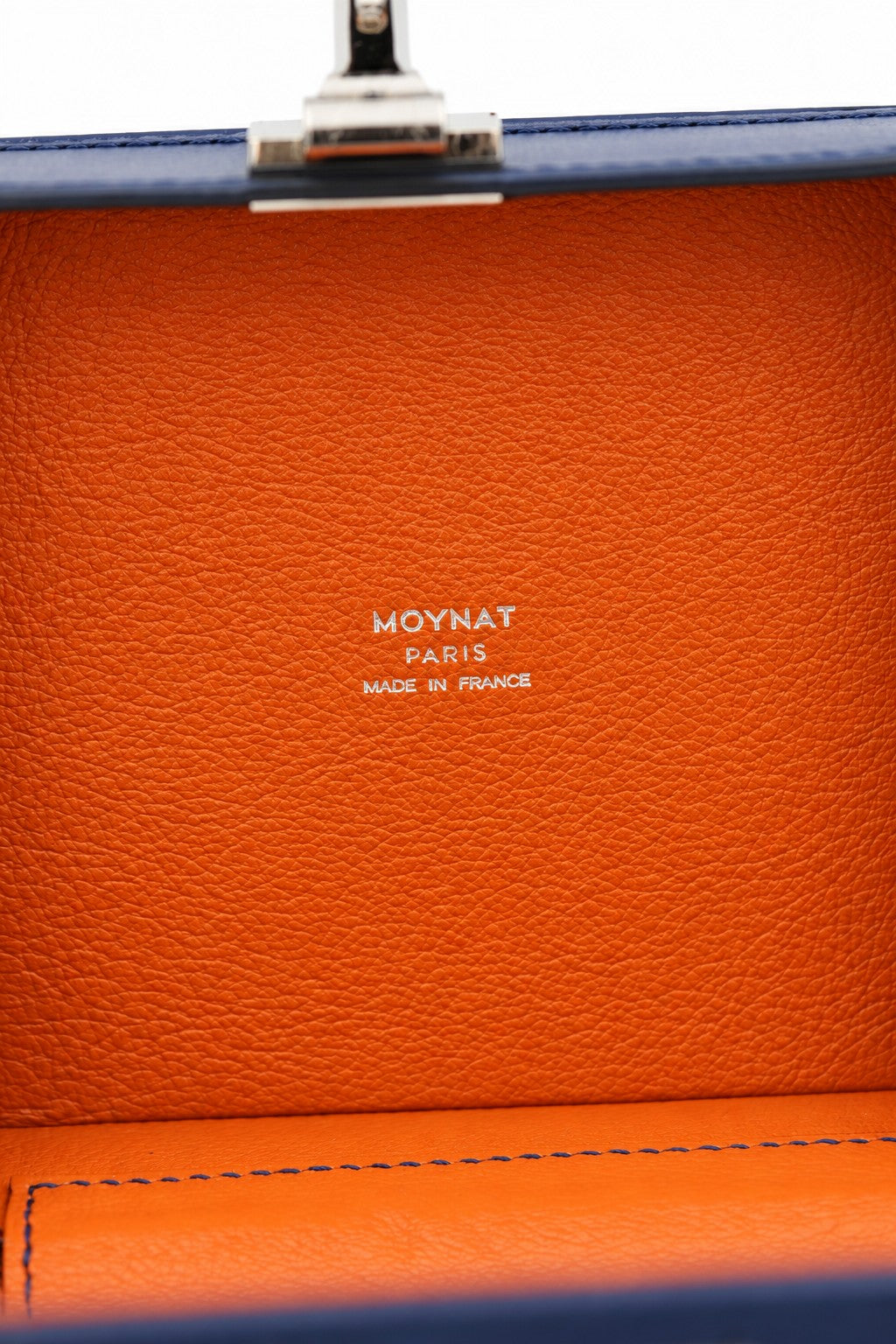 Moynat Structured Trunk Bag Navy (Model To Confirm)