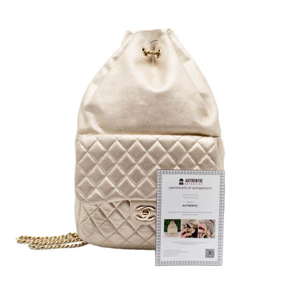 Chanel Seoul Gold Lambskin Backpack