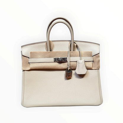 Hermès Birkin 25, Beton Colot, Togo Leather , C stamp