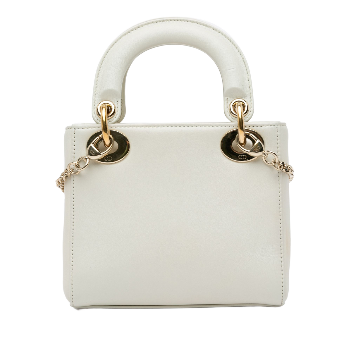 Dior Niki De Saint Phalle Mini Calfskin Dioramour Lady Dior White