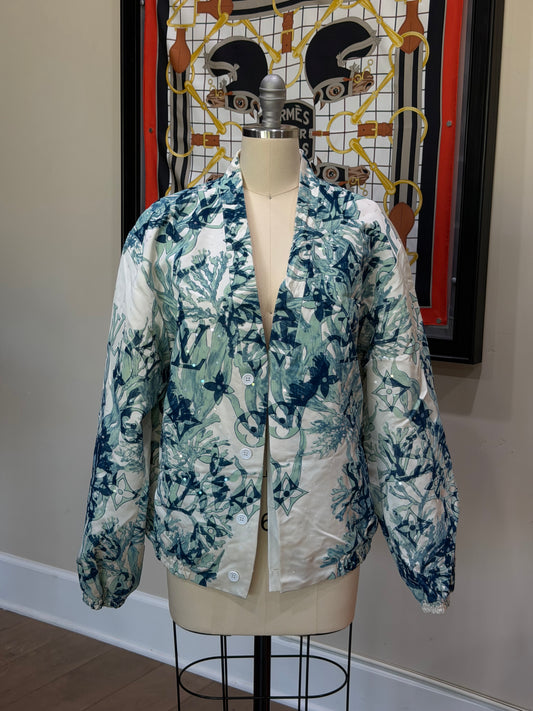 Louis Vuitton Coral Sequin Silk Jacket