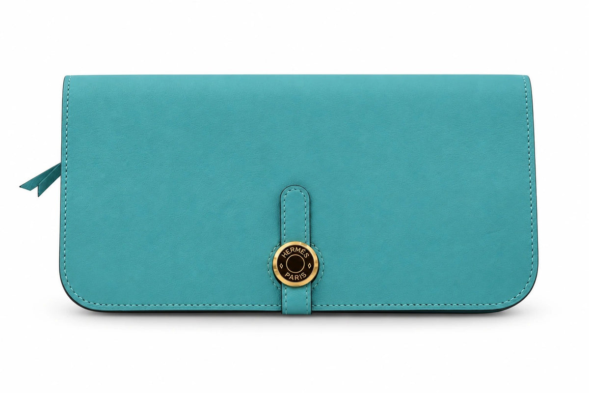 Hermès Dogon Wallet Swift Blue