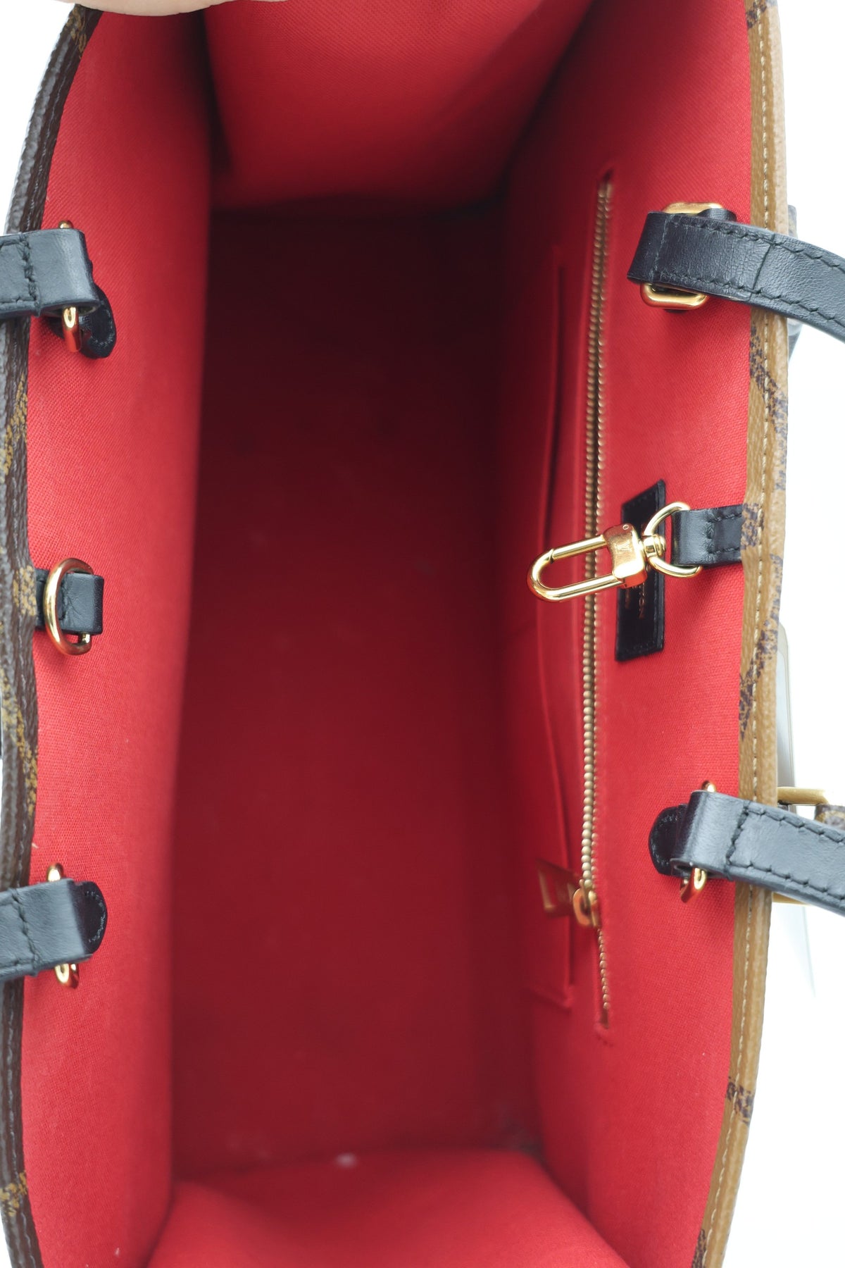 Louis Vuitton Monogram Giant Reverse Canvas OnTheGo MM Tote Bag GHW