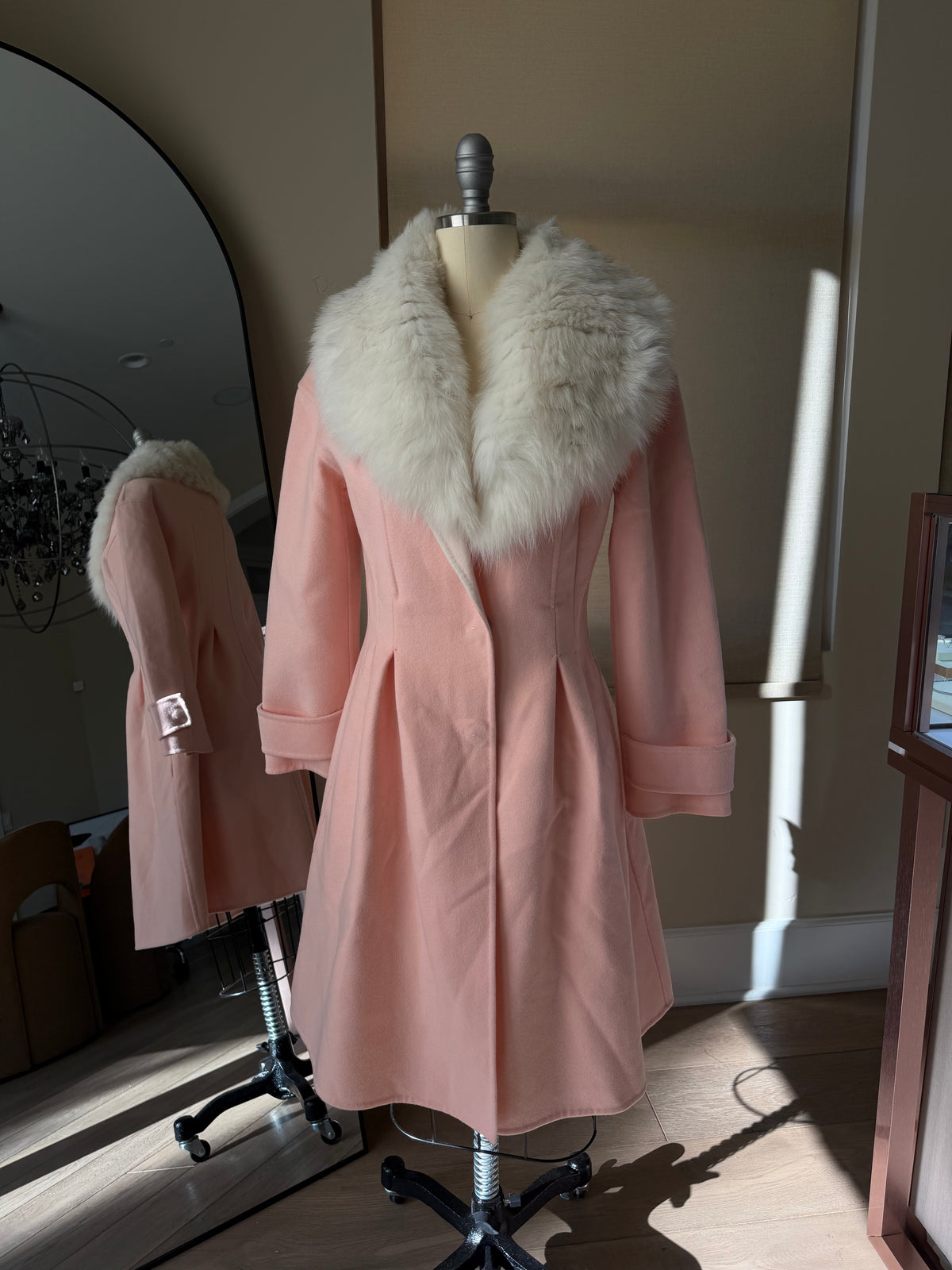 Fendi Pink Wool Coat