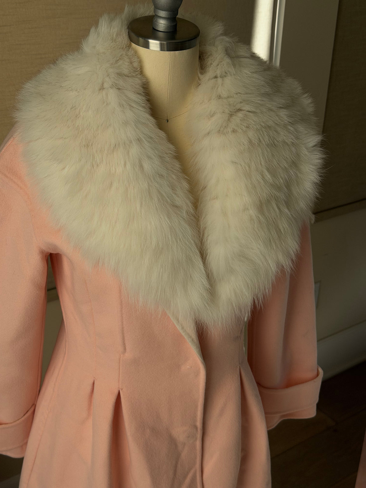 Fendi Pink Wool Coat