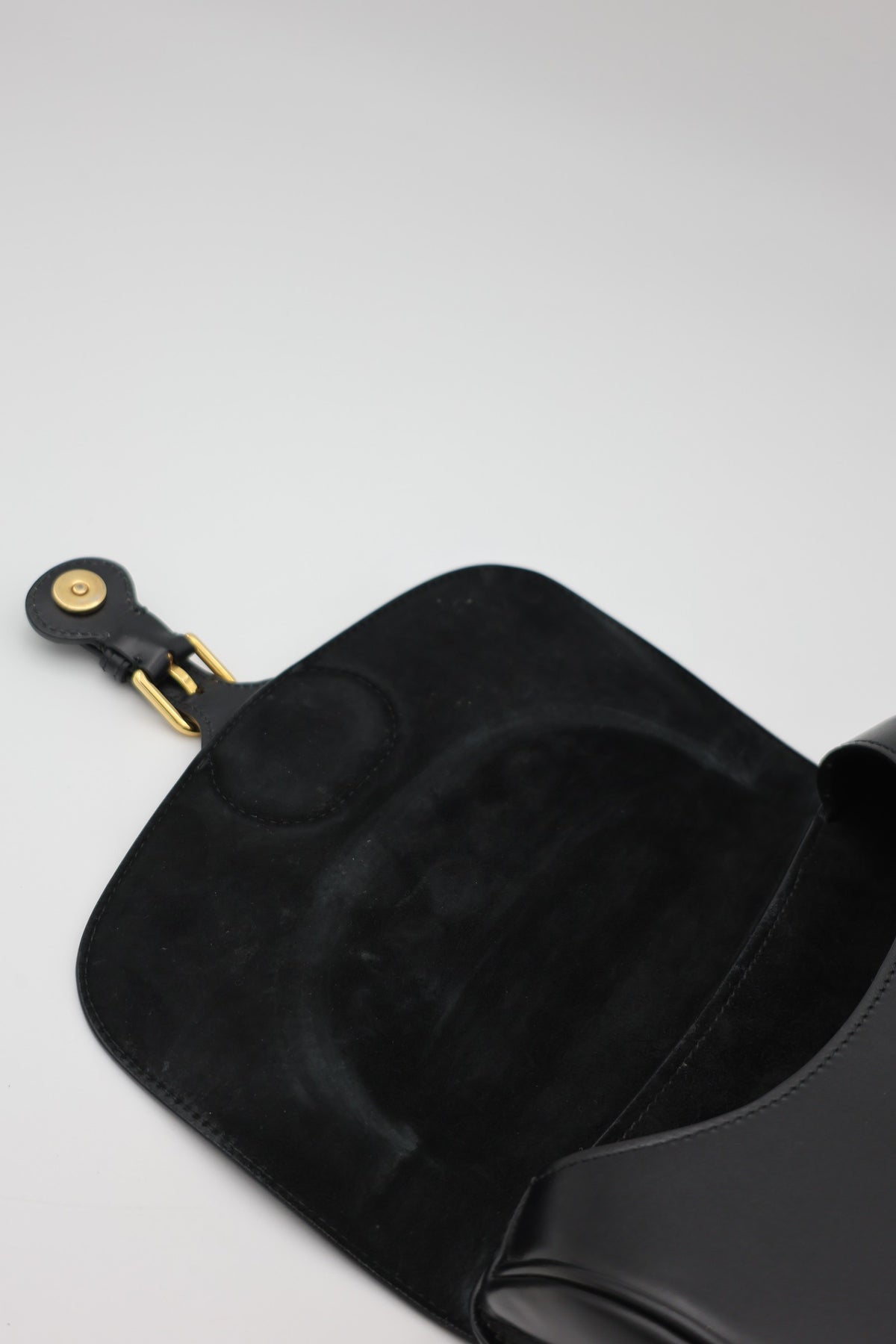 Dior Box Calfskin Medium Bobby Shoulder Bag Black GHW