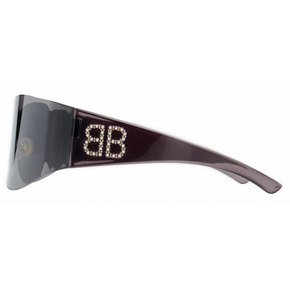 Balenciaga Mask Round Sunglasses