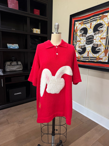 Dior Lunar New Year Rabbit Embroidered Polo