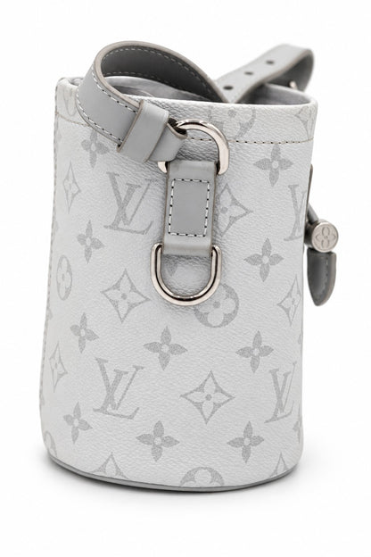 Louis Vuitton Chalk Nano Bag Limited Edition Logo Story Monogram Canvas