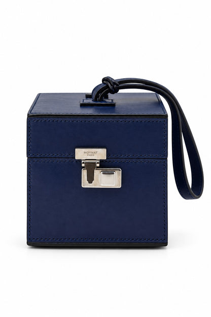 Moynat Structured Trunk Bag Navy (Model To Confirm)