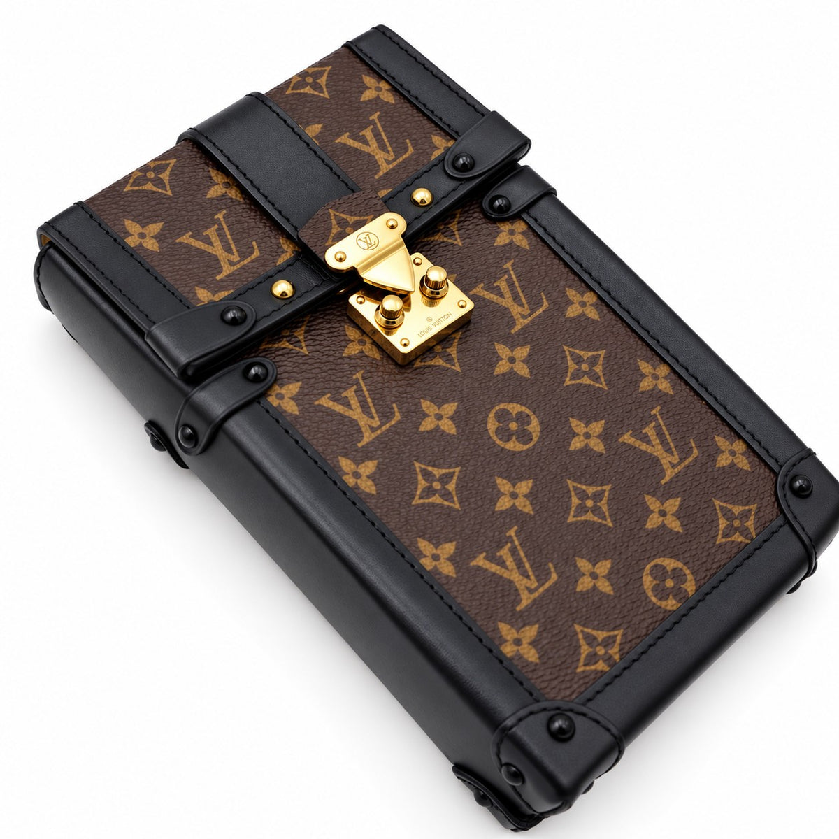 Louis Vuitton Monogram Canvas Vertical Trunk Bag GHW