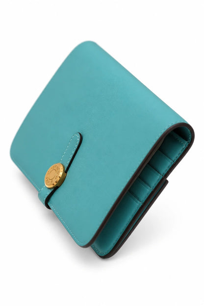 Hermès Dogon Wallet Swift Blue