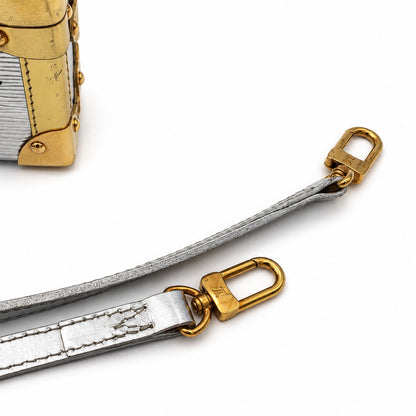 Louis Vuitton Petite Malle Metallic Epi Silver Gold