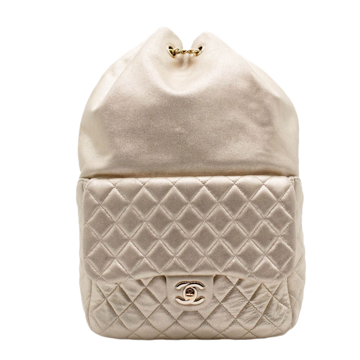 Chanel Seoul Gold Lambskin Backpack