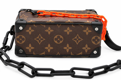 Louis Vuitton x Virgil Abloh Monogram Solar Ray Mini Soft Trunk Orange Chain Bag