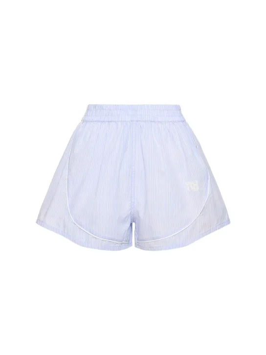 Alexander Wang Cotton Boxer Shorts in Stripe Print – JaFashion & Co. Alexander Wang Cotton Boxer Shorts in Stripe Print – JaFashion & Co.