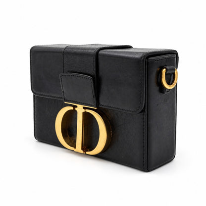 Dior Box Calfskin 30 Montaigne Box Bag Black GHW