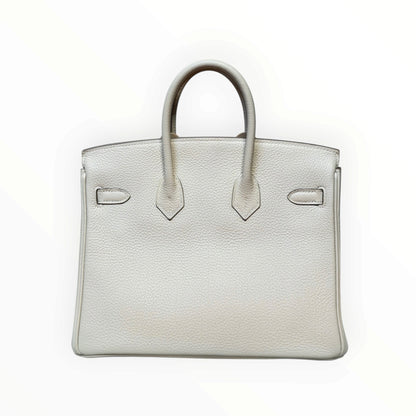 Hermès Birkin 25, Beton Colot, Togo Leather , C stamp